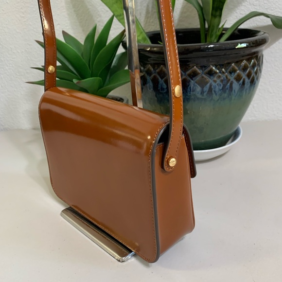 👜💕 TORY BURCH Crossbody Or Shoulder Tan Brown Leather Bag - Picture 4 of 14